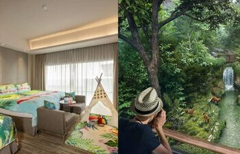 新加坡濱海賓樂雅酒店推出「一站式家庭探險之旅」:含野生動物主題客房、早餐及景點門票