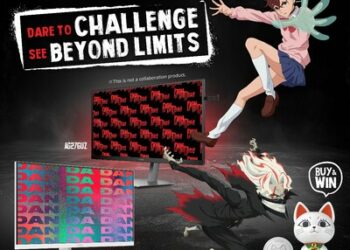 全球電競顯示屏霸主AGON by AOC 聯乘 神級動漫《DAN DA DAN》