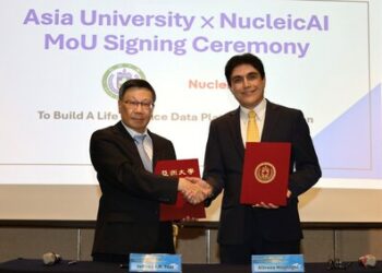 亞洲大學攜手美國NucleicAI公司，建構主權AI生醫數據平台
