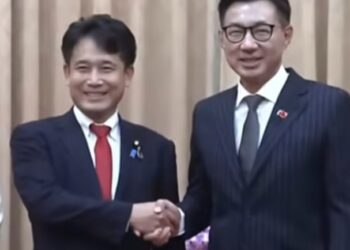 日副大臣瀧波宏文訪台 江啟臣立院接見 強調台海和平「絕不能爆發衝突」