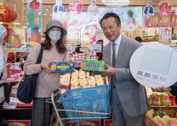 嘉義縣鳳梨酥首度進軍日本超市