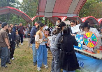 中油大林煉油廠政風組攜手石化事業部政風室舉辦「清廉同樂會」,互動遊戲烤出誠信新滋味